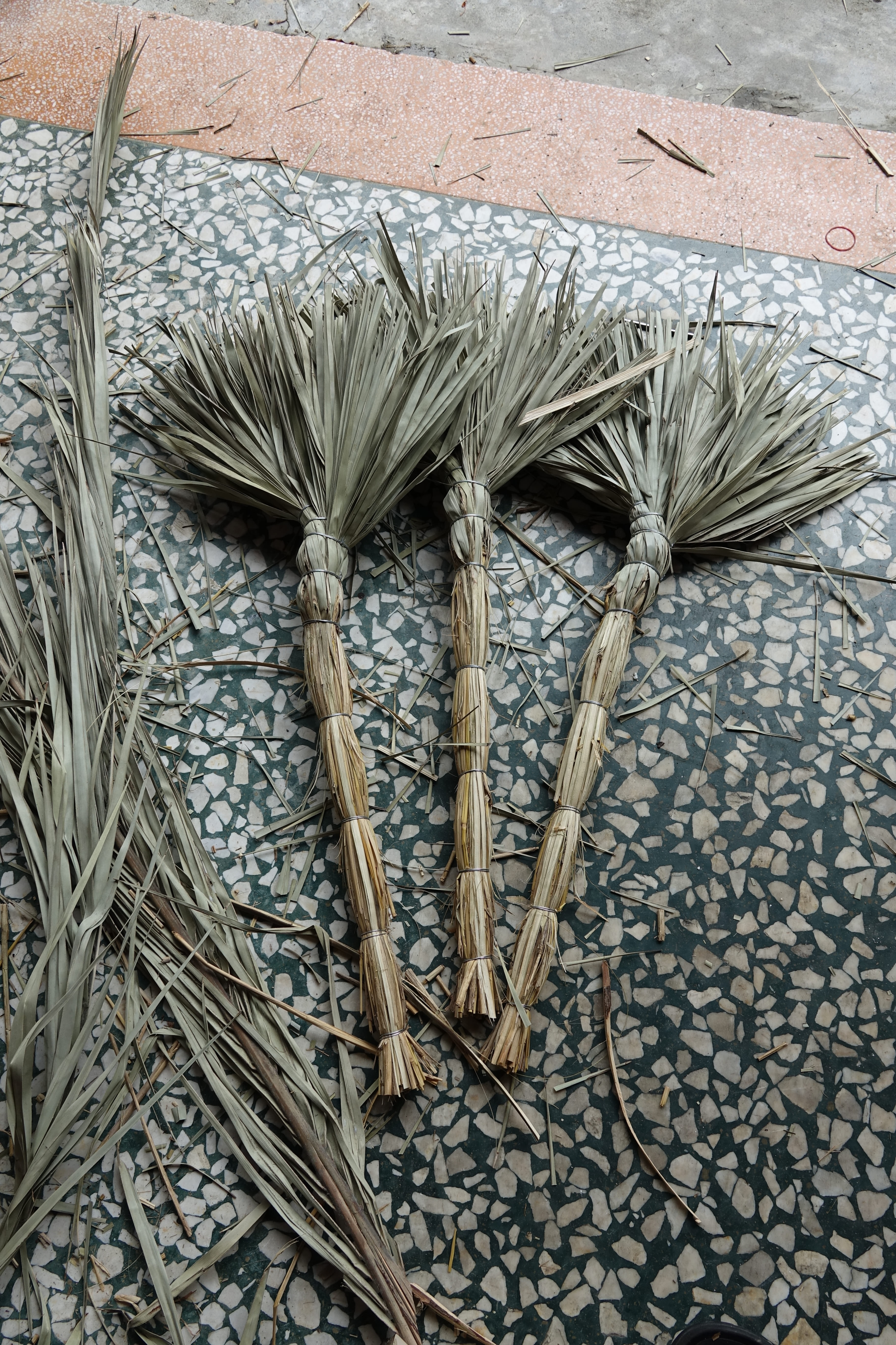 槺榔掃帚成品